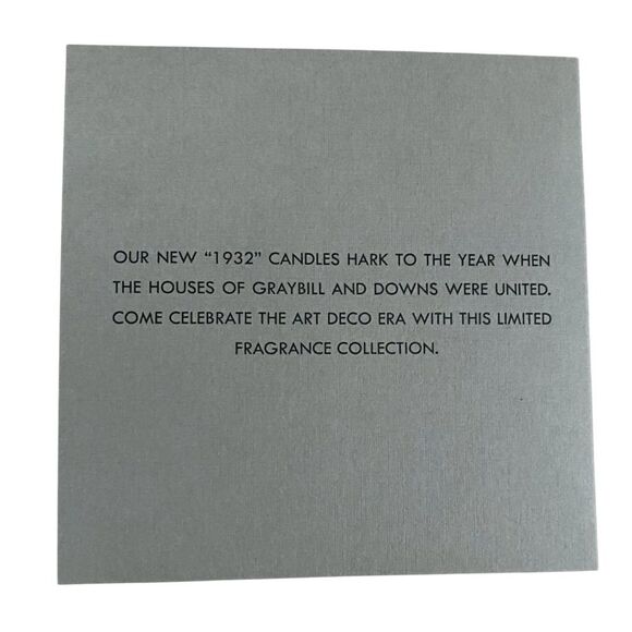 Graybill & Down's PEONY BOULE DE NEIGE "1932" CANDLE NIB Floral Cottagecore - Picture 7 of 15